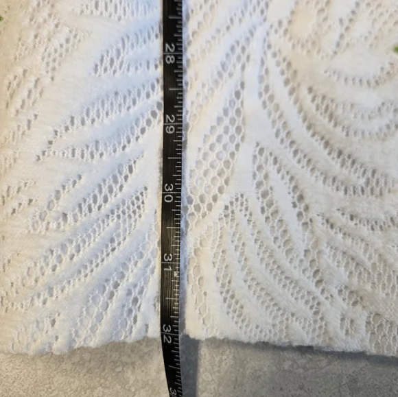 Lilly Pulitzer Resort White Pearl Shift Mini Tropical Fruit Lace Dress - Picture 10 of 11